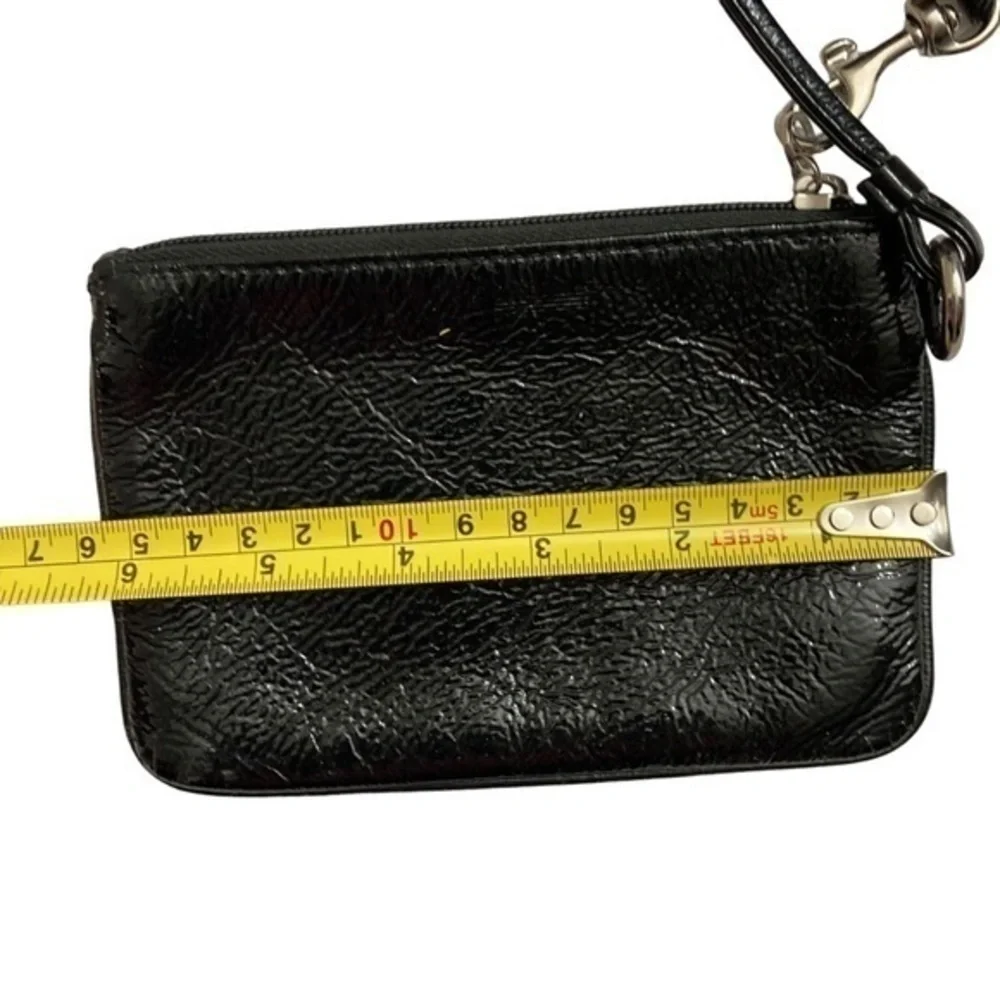Coach patent leather poppy wristlet